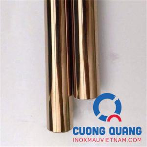 Stainless steel pipe color rose gold