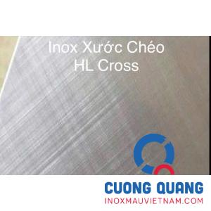 INOX XƯỚC CHÉO MÀU TRẮNG